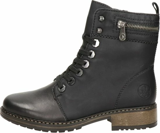 Rieker Veterboots Zwart Synthetisch 172209 - Dames - Maat 41 10 Rieker Veterboots Zwart Synthetisch 172209 - Dames - Maat 41 - Afbeelding 8