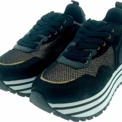 Liu Jo Maxi Wonder 01 Lage Sneakers - Dames - Zwart - Maat 38 31 Liu Jo Maxi Wonder 01 Lage Sneakers - Dames - Zwart - Maat 38 -Dames-schoenen Winkel 550x462 2