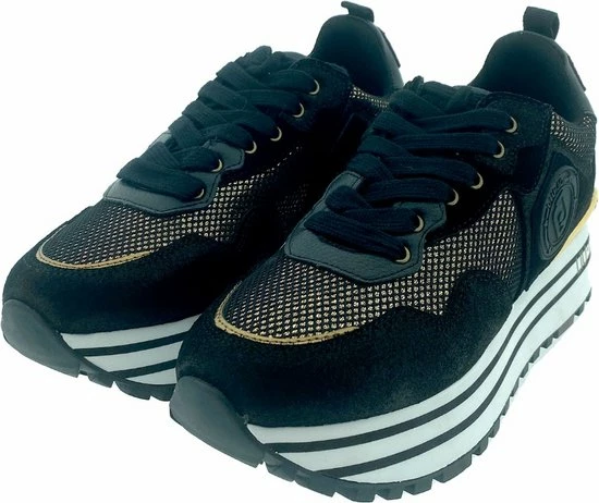 Liu Jo Maxi Wonder 01 Lage Sneakers - Dames - Zwart - Maat 38 14 Liu Jo Maxi Wonder 01 Lage Sneakers - Dames - Zwart - Maat 38 - Afbeelding 12