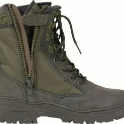 Fostex Sniper Boots Side-Zip Groen 9 Fostex Sniper Boots Side-Zip Groen -Dames-schoenen Winkel 550x464 2