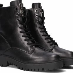 Guess Dames Veterboot - Zwart - Maat 38 -Dames-schoenen Winkel 550x469 4