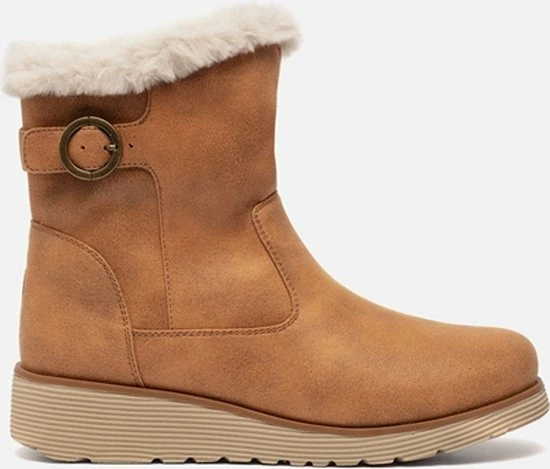 Skechers Keepsakes Wedge-Comfy Winter Dames Laarzen - Chestnut - Maat 38 17 Skechers Keepsakes Wedge-Comfy Winter Dames Laarzen - Chestnut - Maat 38 - Afbeelding 15