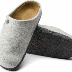 Birkenstock Sloffen - Maat 41 - Unisex - Lichtgrijs -Dames-schoenen Winkel 550x471 2