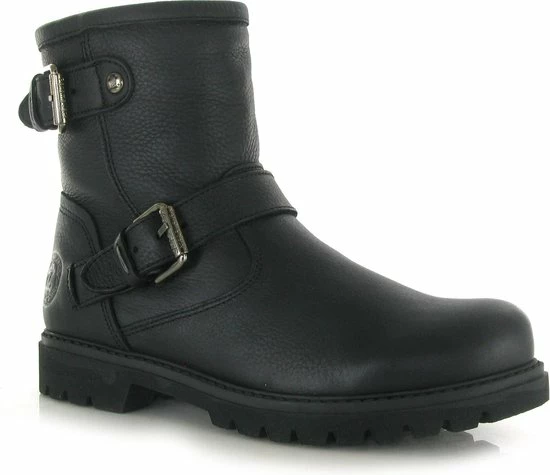Panama Jack Dames Biker Boots Felina B9 - Zwart - Maat 41 4 Panama Jack Dames Biker Boots Felina B9 - Zwart - Maat 41 - Afbeelding 2