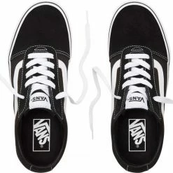 Vans Ward Suede/Canvas Dames Sneakers - Black/White - Maat 37 24 Vans Ward Suede/Canvas Dames Sneakers - Black/White - Maat 37 -Dames-schoenen Winkel 550x475 5