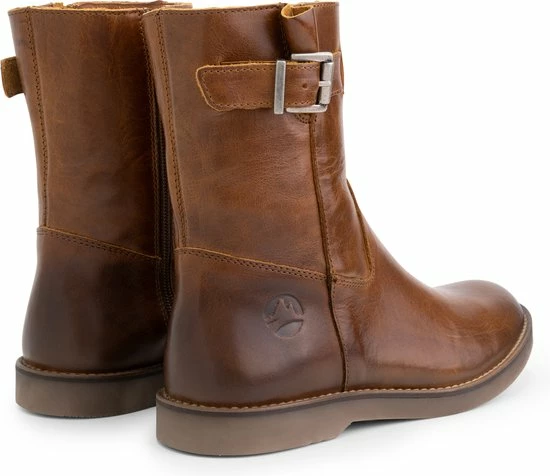 Travelin' Lannion Dames Leren Enkellaarzen - Schoenen Vrouwen - Cognac Bruin Leer - Maat 42 5 Travelin' Lannion Dames Leren Enkellaarzen - Schoenen Vrouwen - Cognac Bruin Leer - Maat 42 - Afbeelding 3