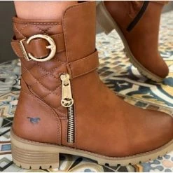 MUSTANG Dames Enkellaars Cognac COGNAC 40