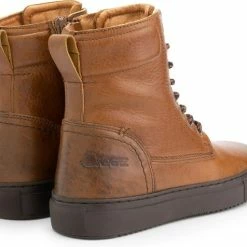 NoGRZ D.Stalpaert Hoge Leren Damessneakers - Gevoerde Veterschoenen - Cognac Bruin Leer - Maat 40 13 NoGRZ D.Stalpaert Hoge Leren Damessneakers - Gevoerde Veterschoenen - Cognac Bruin Leer - Maat 40 -Dames-schoenen Winkel 550x476 5