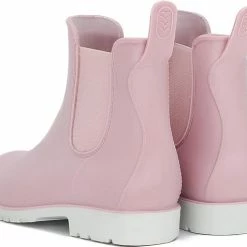 Geweo Regenlaarzen - Wellington Chelsea Laarzen - Kerstmis - Kerstfeest - Christmas Gift - Middelhoge Schoen - Kort Boots - Waterdichte - Dames - Roze - Maat 38 -Dames-schoenen Winkel 550x477 3