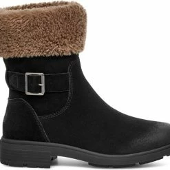 UGG Harrison Cuff Dames Laarzen - Black - Maat 41