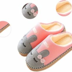 Geweo Be-Home Sloffen - Paas Met Afbeelding Konijn - Kerstmis - Kerstfeest - Christmas Gift - Paashaas Instap Sloffen-Wollen Pantoffels - Dames - Roze - Maat 39/40 15 Geweo Be-Home Sloffen - Paas Met Afbeelding Konijn - Kerstmis - Kerstfeest - Christmas Gift - Paashaas Instap Sloffen-Wollen Pantoffels - Dames - Roze - Maat 39/40 -Dames-schoenen Winkel 550x479 4