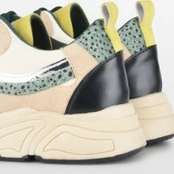POSH By Poelman CAROCEL Dames Sneakers - Groen - Maat 38 -Dames-schoenen Winkel 550x481 4