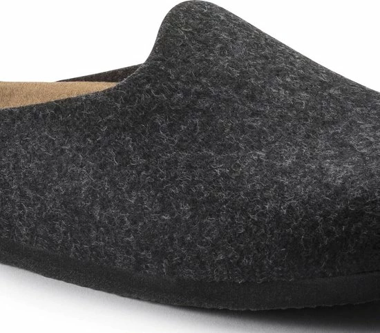 Birkenstock Amsterdam Anthracite Narrow VEG Felt Wooly Home Unisex Pantoffels - Antraciet - Maat 38 19 Birkenstock Amsterdam Anthracite Narrow VEG Felt Wooly Home Unisex Pantoffels - Antraciet - Maat 38 - Afbeelding 17