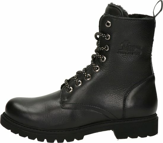 Panama Jack Frisia B1 Veterboots Zwart Leer - Dames - Maat 39 10 Panama Jack Frisia B1 Veterboots Zwart Leer - Dames - Maat 39 - Afbeelding 8