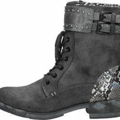 Mustang Dames Veterboot - Antraciet - Maat 39 23 Mustang Dames Veterboot - Antraciet - Maat 39 -Dames-schoenen Winkel 550x485