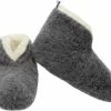 LuLu Wonen LuLu- Grijze Wollen Sloffen / Pantoffels Met Antislipzool - Maat 38 - Enkelhoog - Dames En Heren -Dames-schoenen Winkel 550x486 5