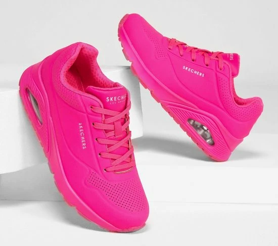 Skechers Uno Night Shades Sneakers Roze - Dames - Maat 41 8 Skechers Uno Night Shades Sneakers Roze - Dames - Maat 41 - Afbeelding 6