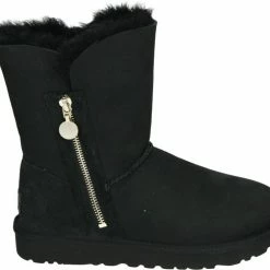 UGG Enkellaarsjes Dames / Laarzen / Damesschoenen - Wol - 1112480 - Zwart - Maat 37