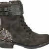 Mustang Dames Veterboot - Antraciet - Maat 39 -Dames-schoenen Winkel 550x492 2