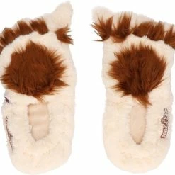 Merkloos Magnetron Warmte Pantoffels/sloffen Hobbit/monster 37-40 - Warme Voeten - Warmte/koelte Pantoffels - Monstervoeten