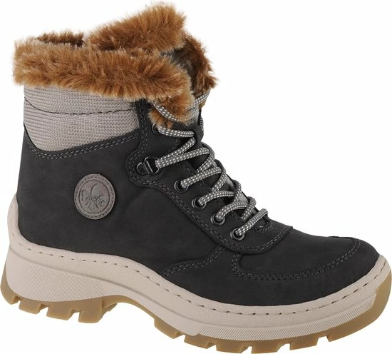 Rieker Booties X9335-45, Vrouwen, Grijs, Laarzen, Maat: 39 3 Rieker Booties X9335-45, Vrouwen, Grijs, Laarzen, Maat: 39
