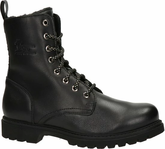 Panama Jack Frisia B1 Veterboots Zwart Leer - Dames - Maat 39 4 Panama Jack Frisia B1 Veterboots Zwart Leer - Dames - Maat 39 - Afbeelding 2