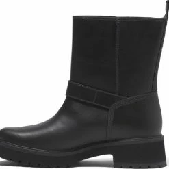 Timberland Carnaby Cool Biker Boot Dames Laarzen - Jet Black - Maat 40 -Dames-schoenen Winkel 550x502 7