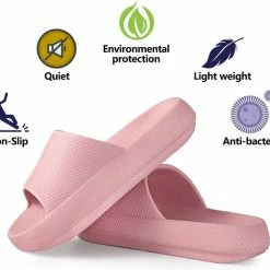 Geweo - Badslippers - EVA Slippers Heren Dames - Pillow Slides - Kerstmis - Kerstfeest - Christmas Gift - Unisex - Verdikte - Antislip - Lichtgewicht - Roze - Maat 40/41 16 Geweo - Badslippers - EVA Slippers Heren Dames - Pillow Slides - Kerstmis - Kerstfeest - Christmas Gift - Unisex - Verdikte - Antislip - Lichtgewicht - Roze - Maat 40/41 -Dames-schoenen Winkel 550x505 1