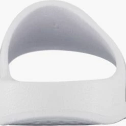 Adidas Slippers - Maat 40.5 - Unisex - Wit/Zilver -Dames-schoenen Winkel 550x508