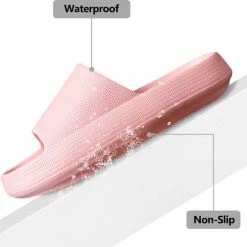 Geweo - Badslippers - EVA Slippers Heren Dames - Pillow Slides - Kerstmis - Kerstfeest - Christmas Gift - Unisex - Verdikte - Antislip - Lichtgewicht - Roze - Maat 40/41 15 Geweo - Badslippers - EVA Slippers Heren Dames - Pillow Slides - Kerstmis - Kerstfeest - Christmas Gift - Unisex - Verdikte - Antislip - Lichtgewicht - Roze - Maat 40/41 -Dames-schoenen Winkel 550x510 4