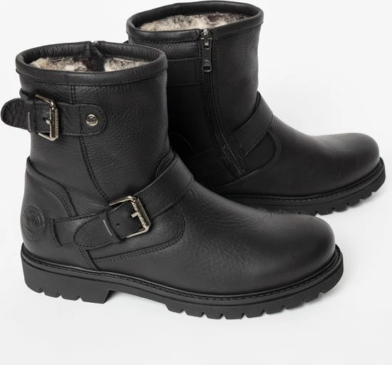 Panama Jack Dames Biker Boots Felina B9 - Zwart - Maat 41 17 Panama Jack Dames Biker Boots Felina B9 - Zwart - Maat 41 - Afbeelding 15