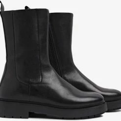 VIA VAI Alexis Ziva Enkellaarsjes Dames - Zwart - Maat 41