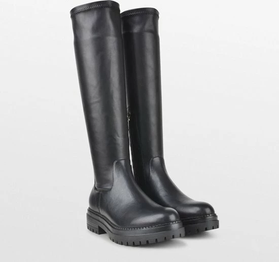 POSH By Poelman CYBELE Dames Lange Hoge Laarzen - Zwart - Maat 41 5 POSH By Poelman CYBELE Dames Lange Hoge Laarzen - Zwart - Maat 41 - Afbeelding 3