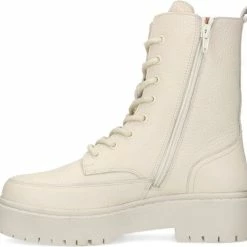 Sacha - Dames - Off White Leren Veterlaarzen - Maat 41 9 Sacha - Dames - Off White Leren Veterlaarzen - Maat 41 -Dames-schoenen Winkel 550x521 3