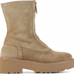 VIA VAI Bobbi Strip Biker Boots - Beige - Maat 39 -Dames-schoenen Winkel 550x521 7