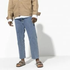 Birkenstock Arizona Slippers Stone Regular-fit | Grijs | Imitatieleer | Maat 39 -Dames-schoenen Winkel 550x522 1