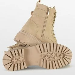 POSH By Poelman CATO Dames Veterlaarzen - Beige - Maat 42 13 POSH By Poelman CATO Dames Veterlaarzen - Beige - Maat 42 -Dames-schoenen Winkel 550x524 1