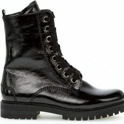 Gabor Veterboot 92.725.97 Zwart Lak Wijdte H