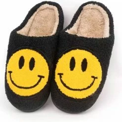 VAASZ - Fluffy Smiley Pantoffels / Sloffen / Slippers / Huisschoenen / Binnenschoenen - WINTERWARM -Dames-schoenen Winkel 550x526 9