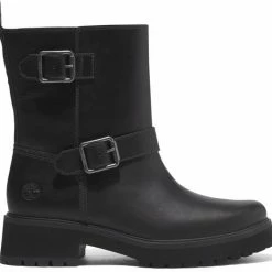 Timberland Carnaby Cool Biker Boot Dames Laarzen - Jet Black - Maat 40