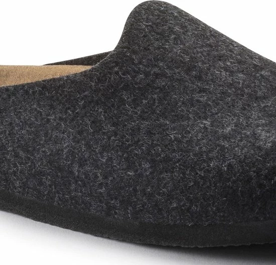 Birkenstock Amsterdam Anthracite Narrow VEG Felt Wooly Home Unisex Pantoffels - Antraciet - Maat 38 8 Birkenstock Amsterdam Anthracite Narrow VEG Felt Wooly Home Unisex Pantoffels - Antraciet - Maat 38 - Afbeelding 6