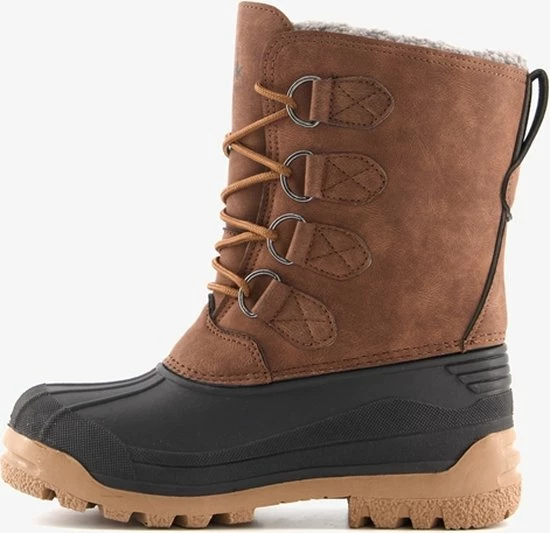 Kjelvik Gevoerde Snowboots - Bruin - Maat 42 4 Kjelvik Gevoerde Snowboots - Bruin - Maat 42 - Afbeelding 2