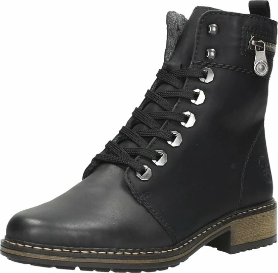 Rieker Veterboots Zwart Synthetisch 172209 - Dames - Maat 41 20 Rieker Veterboots Zwart Synthetisch 172209 - Dames - Maat 41 - Afbeelding 18