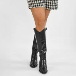 POSH By Poelman NUNA Dames Hoge Laarzen - Zwart - Maat 36 13 POSH By Poelman NUNA Dames Hoge Laarzen - Zwart - Maat 36 -Dames-schoenen Winkel 550x544 3