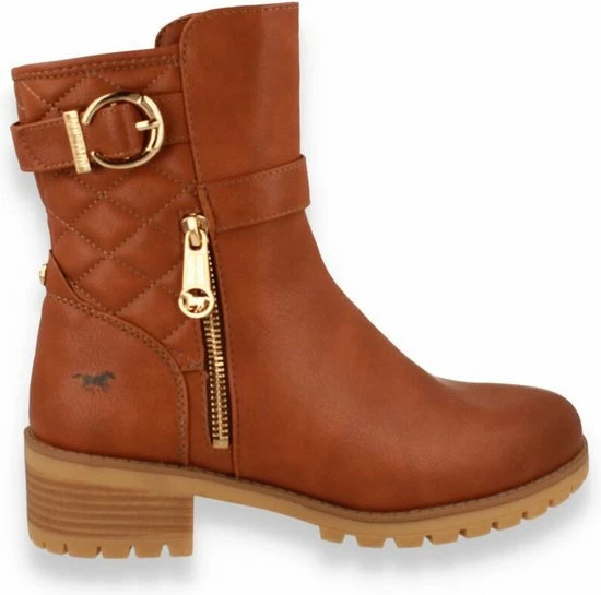 MUSTANG Dames Enkellaars Cognac COGNAC 40 8 MUSTANG Dames Enkellaars Cognac COGNAC 40 - Afbeelding 6