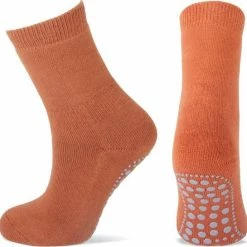 Basset - Antislip Sokken - Caramel - Maat 35-38