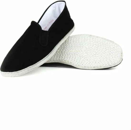 DongDong - Tai Chi Schoenen - Heren - Witte Touw Zool - Maat 44 3 DongDong - Tai Chi Schoenen - Heren - Witte Touw Zool - Maat 44