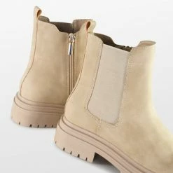 POSH By Poelman LOT Dames Chelsea Laarzen - Beige - Maat 41 -Dames-schoenen Winkel 550x549 16