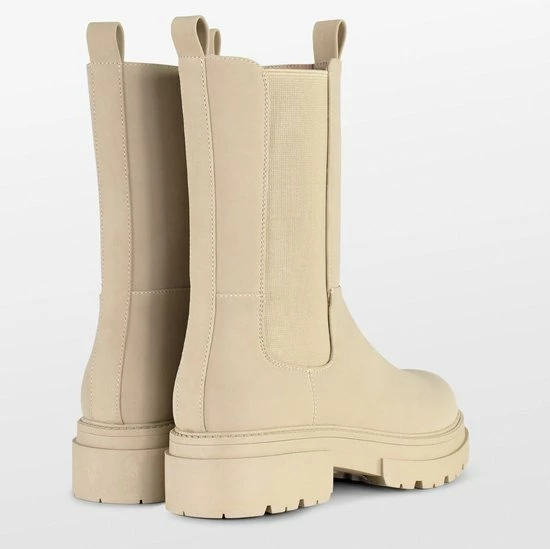 POSH By Poelman CHELLY Chelsea Laarzen - Beige - Maat 37 6 POSH By Poelman CHELLY Chelsea Laarzen - Beige - Maat 37 - Afbeelding 4