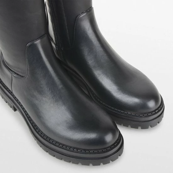 POSH By Poelman CYBELE Dames Lange Hoge Laarzen - Zwart - Maat 41 7 POSH By Poelman CYBELE Dames Lange Hoge Laarzen - Zwart - Maat 41 - Afbeelding 5